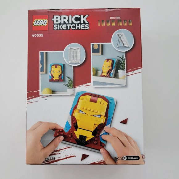 LEGO Brick Sketches Iron Man - Marvel Super Heroes, new - Picture 6 of 9